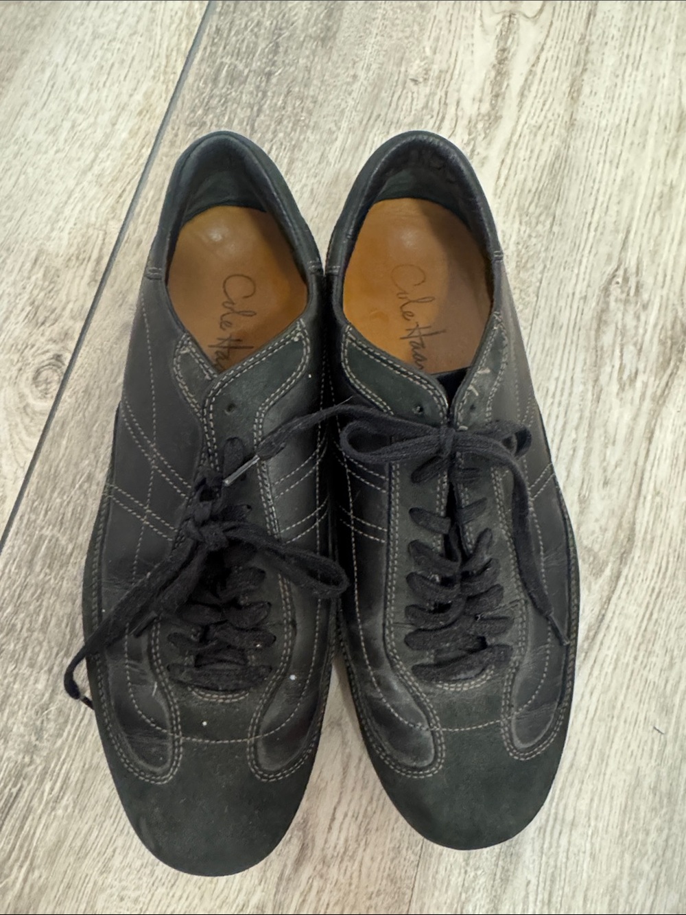 Cole Haan Black Men's Lace-Up Sneakers
